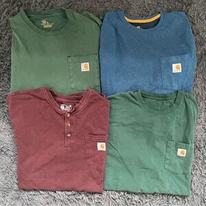 Carhartt Pocket T-Shirt Workwear Bundle lot of 4 | Men XL